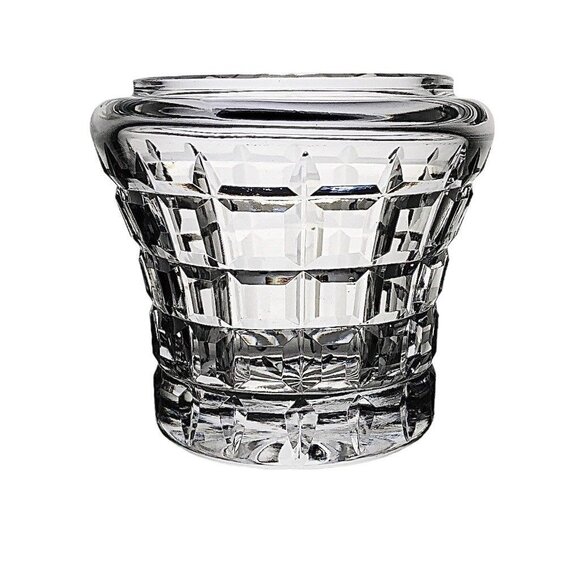 Vintage Cut Crystal Trinket Dish Cigarette Holder Clear Glass Retro Colllectible - Picture 3 of 10